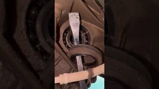 Axle bearing install truck ram1500rev chevysilverado fordf150 howto broken [upl. by Gimpel]