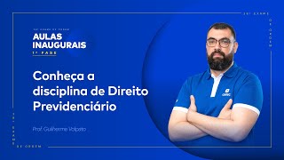 Conheça a disciplina de Direito Previdenciário  1ª fase OAB [upl. by Yrred]