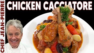 Elegant Chicken Cacciatore  Chef JeanPierre [upl. by Halik]