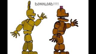 Dc2FNAF Dc2 Download Fredbear and Springbonnie [upl. by Isobel390]