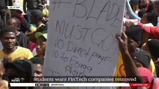 NSFAS  Students demand removal of FinTech companies [upl. by Lethia]