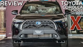 Best Crossover   Review  Toyota Corolla Cross Hybrid X  Pakistan  4K toyota toyotacross [upl. by Aistek]