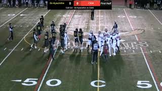 RSEQ Football D2 🏈 ÉdouardMontpetit  SaintHyacinthe 10262024 [upl. by Neeroc]