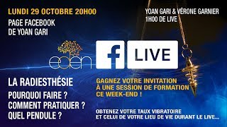 facebook live les RDV du 6ème sens quotLa radiesthésiequotpar Yoan Gari et Verone Garnier [upl. by Gnilrits]