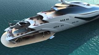 Luxurious yacht PROJECT MAGNITUDE by Opalinski Design House [upl. by Grim]