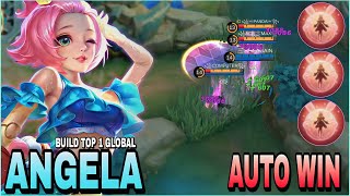 Angela New Build  Unlimited Heal  Build Top 1 Global Angela  MLBB [upl. by Stacee908]