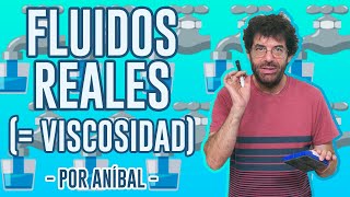 FLUIDOS parte 1 FLUIDOS REALES  VISCOSIDAD  Biofísica CBC  Física En Segundos por Aníbal [upl. by Enirol]