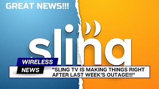 Sling TV is Making Things Right After Last Week’s Outage [upl. by Ariday]