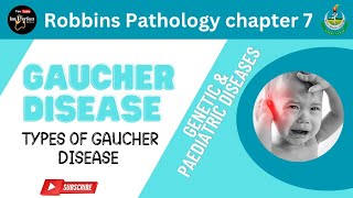 Gaucher Disease Types of Gaucher DiseaseGenetic pathology pathology robbins mbbslectures [upl. by Enelaj]