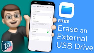 How to Format USB Drives and External Storage Using Your iPhone in iOS 18 [upl. by Renick695]