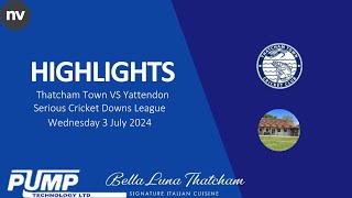 Thatcham Town vs Yattendon SCDL T20 Highlights [upl. by Aiceled820]