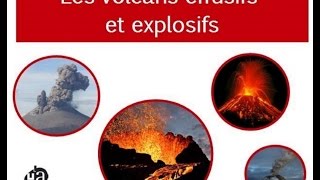 Les volcans effusifs et explosifs  des différences [upl. by Cutler]