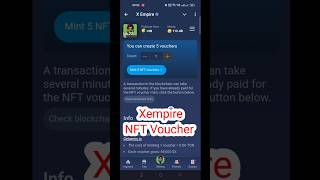 Xempire How To Use NFT Voucher  Xempire nft voucher claim now  Xempire airdrop claim nowshorts [upl. by Publius680]