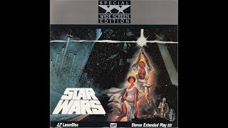 Opening to Star Wars A New Hope US Laserdisc 1992 Special Widescreen Edition [upl. by Isleen]