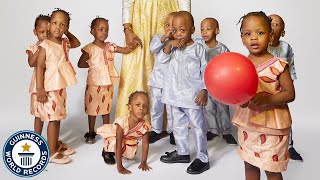 Miracle Nonuplets  Nine Babies Born At Once  Records Weekly  Guinness World Records [upl. by Bourgeois135]