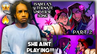 Isabelas Alternate Universe Song quotSurface Pressurequot Part 2  My REACTION  Encanto ANIMATIC [upl. by Mcquade805]