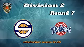 Atlasbasket  Div 2Round 7  GIN SUPERTONICS vs TUNE SQUAD [upl. by Arev757]