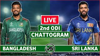 Sri Lanka vs Bangladesh 2nd ODI Live Scores  SL vs BAN 2nd ODI Live Scores amp Commentary [upl. by Cathe]