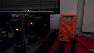 Dynaco ST70 tube bias troubleshooting [upl. by Leelah]