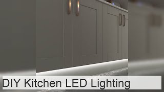 LED backlighting for the kitchen work area advantages of the tape and its location [upl. by Lerret709]