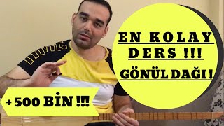 NOTASIZ BAĞLAMA SAZ ÖĞRENME  GÖNÜL DAĞI  EN KOLAY DERS [upl. by Nylkoorb113]