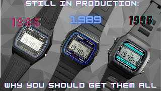 Casio F84W F91W and W86 EVOLUTION which one is RIGHT for you and why you should COLLECT THEM ALL [upl. by Liddie]