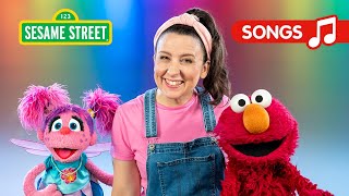 Sesame Street I Love a Rainbow Song with Ms Rachel Elmo and Abby [upl. by Nevi]