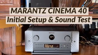 Marantz Cinema 40 Full Initial Setup In Tamil  94 Channel Dolby Atmos AvReceiver [upl. by Inttirb]