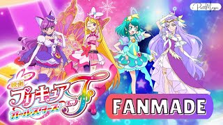 1080p Cure Macaron Cure Milky Cure Earth amp Cure Butterfly Transformation Precure All Stars F [upl. by Enilemme943]