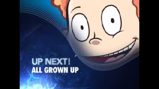 Nicktoons  Up Next All Grown Up 20092013 Bumpers [upl. by Toile]