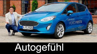 Ford Fiesta FULL REVIEW allnew neu 2018 test Titanium amp STLine  Autogefühl [upl. by Laws]