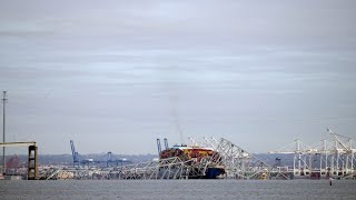 Dive teams prepare to resume recovery effort for construction workers presumed dead after Baltimore [upl. by Quince]