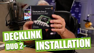 Installing a Decklink Duo 2 Into a Sonnet Thunderbolt 3 Chassis [upl. by Sirrah694]