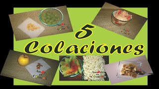 Colaciones Saludables facil de llevar economicas y deliciosashealthy snacks [upl. by Nawram146]