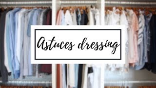 8 astuces rangement  Dressing amp accessoires [upl. by Naeroled]