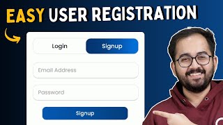 Easy User Registration Form in WordPress FREE [upl. by Baptiste]