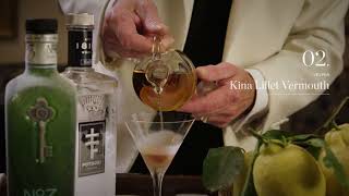 Learn to make the Dukes Bar martini the Vesper [upl. by Fleta656]