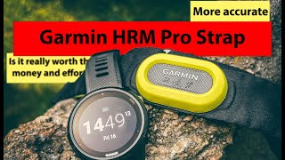 Garmin HRM Pro Heart Rate Strap  Monitor Review  Why It Is Worth It [upl. by Enelyaj]