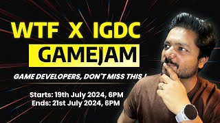 WTF Community X IGDC Game Jam  Vaibhav Chavan  IndiaGDC WTFisCommunity nikhilkamath [upl. by Becky]