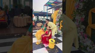 Swapnil mam Haldi हल्दी shorts haldi wedding ssclab [upl. by Elatnahs590]