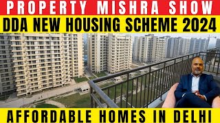 DDA New Housing Scheme 2024  Affordable Homes in Delhi  How to Apply amp Eligibility Details [upl. by Icrad]