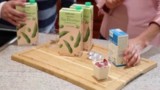 Fantastic Simple Soy Yogurt with Trader Joes Soy Milk  Quick Healthy amp Yummy [upl. by Eemia]