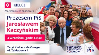 Jarosław Kaczyński  spotkanie w Kielcach [upl. by Gnal]