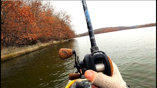 Power Plant Lakes Are Weird Kayak Bass Fishing La Cygne Lake [upl. by Jessalin120]