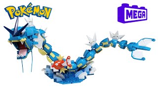 MEGA Construx Pokemon Magikarp Evolution Set  LEGO Pokemon Speed Build [upl. by Giliana415]