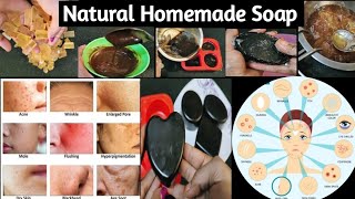 Homemade natural soap❤️🧼🫧👍 Diy soapBest skin whitening soap Natural soap makeingRs home tips [upl. by Cherilynn]