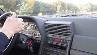 Alfa Romeo 164 Q4 test Autobahn [upl. by Alliuqahs]