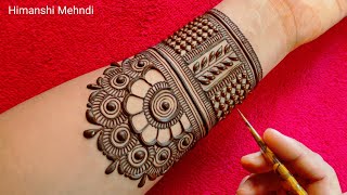 Rakhi special mehndi designs for front hand  mehandi ka design  Mehndi design 2023 Mehandi design [upl. by Danforth]