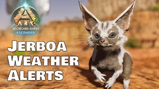 ALL Jerboa Weather Alerts  Scorched Earth  Ark Survival Ascended [upl. by Nylzzaj]