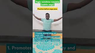 yogic sukshma vyayama subtle yoga yoga motivation shorts ytshort excercise [upl. by Christoffer]